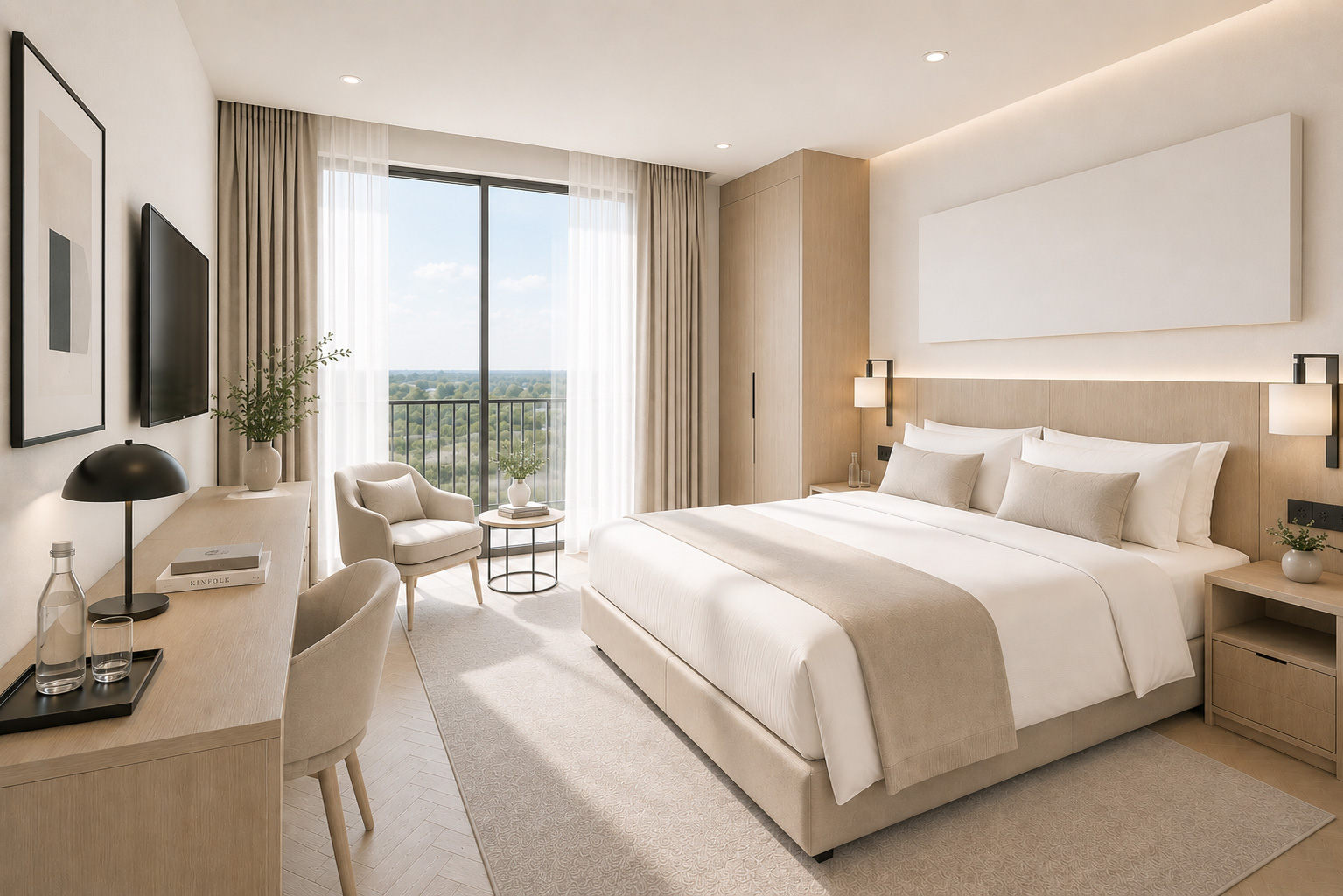 Wandabsorber Premium für Hotels und Wohnräume | Akustiklösung