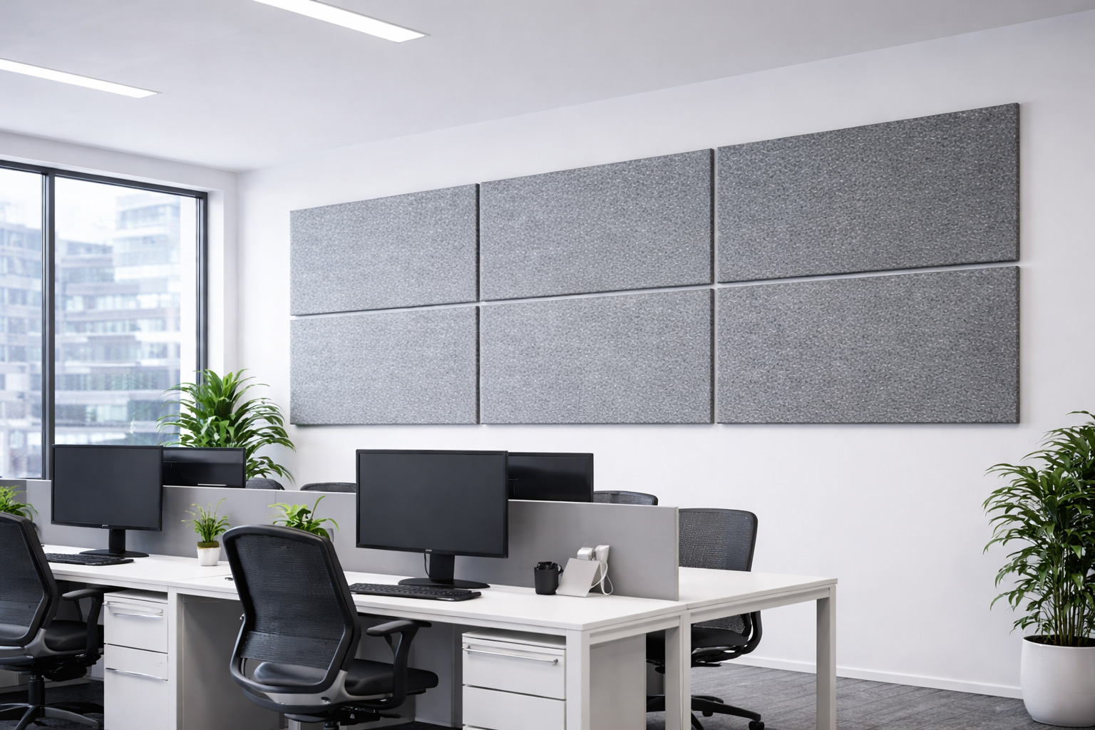 Wandabsorber PET für Büros und Open-Space-Bereiche | Raumakustik