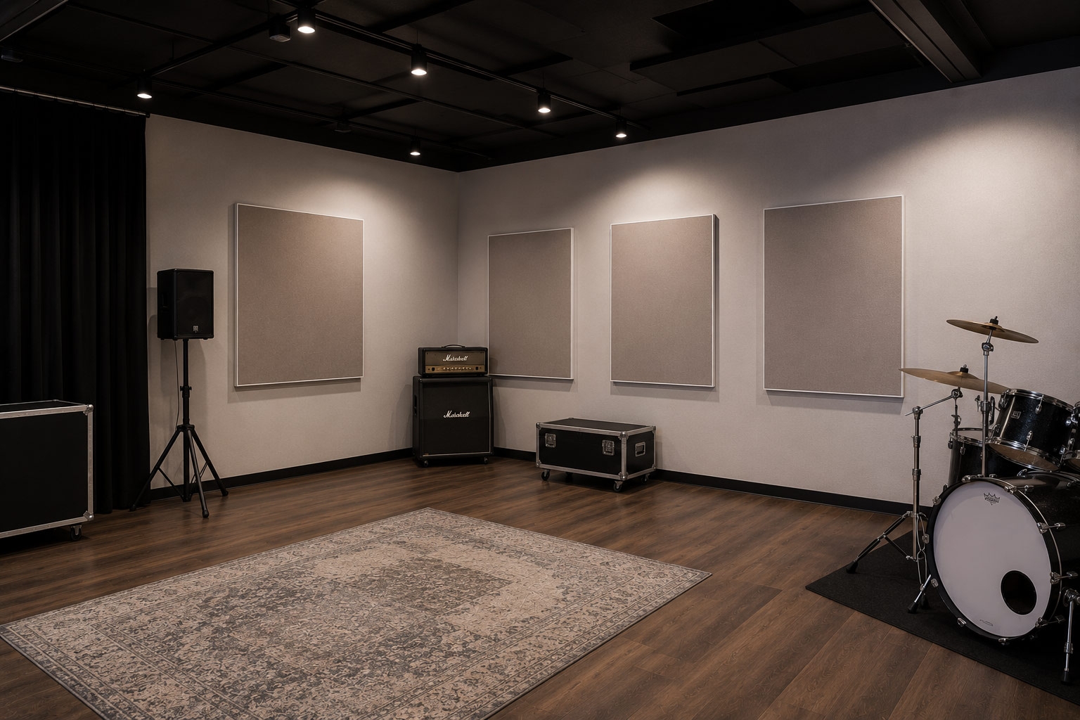 Wandabsorber ALU für Musikräume und Tonstudios | Akustiklösungen